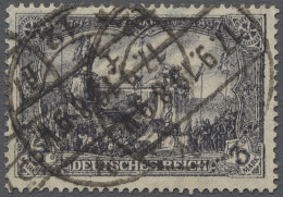 O Deutsches Reich - Germania: 1919, 3 Mark Schwarzviolettgrau, Kriegsdruck, Gezähn - Gebraucht