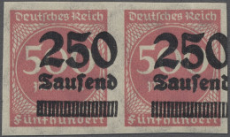 Paar/** Deutsches Reich - Inflation: 1923, Freimarke 250 Tausend Auf 500 Mark Hell- Bis - Unused Stamps