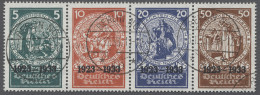 O Deutsches Reich - 3. Reich: 1933, Nothilfeblock-Herzstück Ungefaltet, Dreimal Sa - Used Stamps