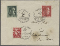 FDC Deutsches Reich - 3. Reich: 1938, Reichsparteitag 1938, Hitler 6 + 19 Rpf. Schwä - Otros & Sin Clasificación