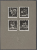 * Deutsches Reich - 3. Reich: 1941, Wiener Frühjahrsmesse, Vorlagekarton Mit Vier - Unused Stamps