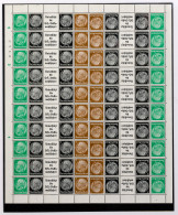 ** Deutsches Reich - Markenheftchenbogen: 1939-40, Hindenburg MHB 49.2 Von 1939 Und - Markenheftchen