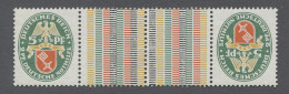 ** Deutsches Reich - Zusammendrucke: 1929, Nothilfe, 5 + 2 Rpf. Bremen Im Kehrdruck - Se-Tenant