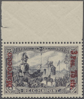 ** Deutsche Post In Marokko: 1900, Reichspost, 3 M. Mit Überdruck "3 P 75 C" In Typ - Deutsche Post In Marokko