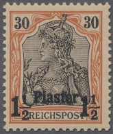 ** Deutsche Post In Der Türkei: 1902, Nicht Ausgegebene Fette Aufdrucktype, 1 1/2 P - Turkey (offices)