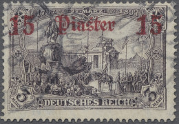 O Deutsche Post In Der Türkei: 1905ff., DEUTSCHES REICH Mit Wz., Der Komplette Sat - Turquie (bureaux)