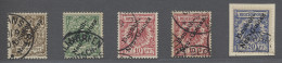 O Deutsch-Neuguinea: 1897ff., Krone/Adler, Der Komplette Satz Mit Aufdruck "Deutsc - Deutsch-Neuguinea