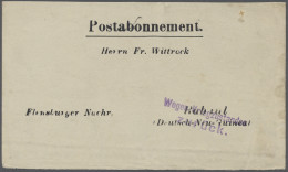 Deutsch-Neuguinea - Besonderheiten: 1914, Vorderseite Einer Zeitungssendung Der - German New Guinea