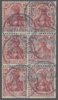 O Deutsch-Ostafrika: KREUZER KÖNIGSBERG; 1916, Germania 10 Pfg. Friedensdruck Im S - África Oriental Alemana