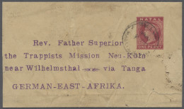 GA Deutsch-Ostafrika - Besonderheiten: 1901, Zeitungsstreifband Königin Victoria 1 - África Oriental Alemana