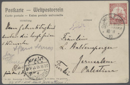 AK Deutsch-Ostafrika - Besonderheiten: 1910, DESTINATION JERUSALEM, Eine Ansichtska - German East Africa