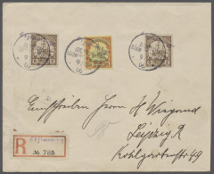 Brf. Deutsch-Südwestafrika - Stempel: 1906, Wanderstempel "Otjiwarongo" (Type 3), Kai - África Del Sudoeste Alemana