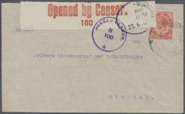 Brf. Deutsch-Südwestafrika - Besonderheiten: 1916-1919, Britische Besetzung, Vier Mit - África Del Sudoeste Alemana