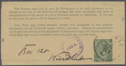 Brf. Deutsch-Südwestafrika - Besonderheiten: Mandatszeit 1917, Streifband 1/2d Von Sü - Duits-Zuidwest-Afrika