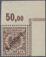 ** Deutsche Kolonien - Karolinen: 1899, Krone / Adler Mit Diagonalem Aufdruck "Karo - Isole Caroline