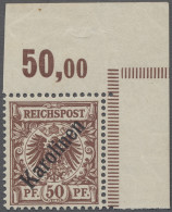 ** Deutsche Kolonien - Karolinen: 1899, Krone / Adler Mit Diagonalem Aufdruck "Karo - Karolinen