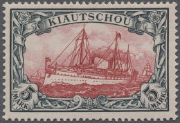 * Deutsche Kolonien - Kiautschou: 1901, Kaiseryacht, 5 Mark Grünschwarz / Bräunlic - Kiautschou