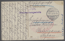 AK Deutsche Kolonien - Kiautschou - Kriegsgefangenenpost: MATSUYAMA; 1917, Unfranki - Kiautchou