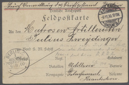 Brf. Deutsche Kolonien - Kiautschou - Besonderheiten: 1900, 8.11., Feldpostvordruckka - Kiauchau