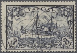 O Deutsche Kolonien - Togo: 1900, Kaiseryacht Ohne Wz., Der Komplette Satz Sauber - Togo