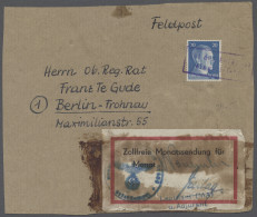 Brf. Feldpost 2. Weltkrieg: 1942 (ca.), Feldpost-Päckchenadresse Mit Gedrucktem Aufkl - Autres