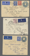 Brf./GA Kriegsgefangenen-Lagerpost: 1947-1948, Vier Briefe, Davon Drei Aus Großbritannie - Andere