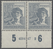 ** Alliierte Besetzung - Gemeinschaftsausgaben: 1947, II. Kontrollratsausgabe, Arbe - Autres & Non Classés