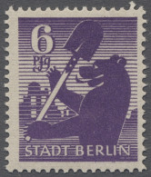 ** Sowjetische Zone - Berlin Und Brandenburg: 1945, Berliner Bär, 6 Pfg. In Der Gut - Otros & Sin Clasificación