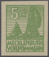 ** Sowjetische Zone - Mecklenburg-Vorpommern: 1946, Abschiedsserie 5 Pfg. In Der Se - Other & Unclassified
