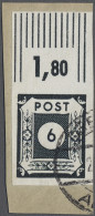 Briefstück Sowjetische Zone - Ost-Sachsen: 1945, Ziffernserie, 6 Pfg. In Der Seltenen Fehlf - Sonstige & Ohne Zuordnung