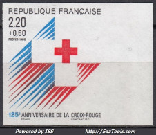 TIMBRE FRANCE CROIX ROUGE N° 2555 NON DENTELE NEUF ** GOMME SANS CHARNIERE - 1981-1990