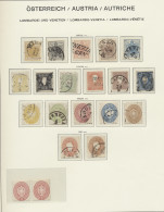 O Nachlässe: ÖSTERREICH / LOMBARDEI-VENETIEN, 1850-1863 Schöne Alte Sammlung Geste - Lots & Kiloware (mixtures) - Min. 1000 Stamps