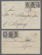 Brf. Nachlässe: RUSSLAND, 1865-1917, Kleines Lot Von 20 Briefen Und Einigen Ganzsache - Vrac (min 1000 Timbres)