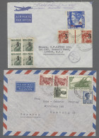 Cover/FDC/GA World Wide: 1882-1969, Partie Von Etwa 200 Belegen Mit U.a. Alt-Rußland, Europa, - Collections (sans Albums)