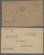 Brf. Liquidationsposten: Finnland - Besonderheiten - FELDPOST, 1939-1944, Rund 150 Br - Kisten Für Briefmarken