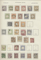 **/*/o/Brf. Deutschland: 1850-1976, Bessere Sammlung In 3 Vordruckalben Mit U.a. Altdeutschl - Collezioni