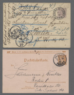 Brf./FDC/GA Deutschland: 1867-2010 (ca.), Partie In 9 Alben Und In Einem Karton Mit U.a. Deu - Sammlungen