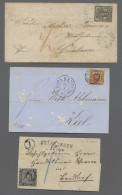 Brf./AK Deutschland: 1861-1968, Partie Von 65 Belegen In 2 Alben Mit U.a. Baden Mi.Nr. 9 - Collections