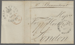 Brf. Altdeutschland - Vorphila: GRENZÜBERGANGSSTEMPEL; 1818-1873 (ca.), Sammlung Von - Precursores