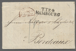 Brf. Altdeutschland - Vorphila: 1705-1867, Partie Mit 14 Vorphilabriefen Bzw. Markenl - Préphilatélie