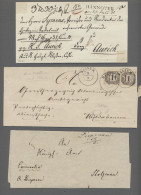 Brf. Hannover - Vorphilatelie: 1805-1902 (ca.), Sammlung Von 40 Vorphilabriefen Und M - Préphilatélie