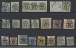 O/Briefstück/(*) Hannover - Marken Und Briefe: 1850-1864, überwiegend Gestempelte Dublettenpartie - Hanover