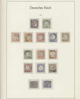 O Deutsches Reich: 1872-1945, Gestempelte Sammlung Ab Mi.-Nr. 1 In Leuchtturm-Vord - Collections