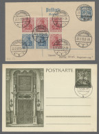 Brf./Briefstück/o Deutsches Reich: 1922/1944, BELEGE MIT "SCHNAPSZAHLEN", 17 Belege Und Briefvorde - Collections