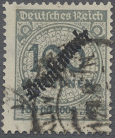 O/*/** Deutsches Reich - Dienstmarken: 1903-1944, Gestempelte Und Außerdem Ungebraucht - Dienstzegels