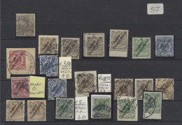 O/*/Briefstück Deutsch-Südwestafrika: 1897-1914, Duplizierte Partie Ab Der 1. Ausgabe, Weit übe - Deutsch-Südwestafrika