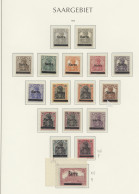 **/* Deutsche Abstimmungsgebiete: Saargebiet: 1920-1935, Nach Vordruck Komplette Komp - Unused Stamps