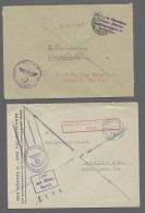 Brf. Deutsche Besetzung II. WK: DIENSTPOST; 1939-1943, Partie Von Etwa 140 Dienstpost - Occupation 1938-45