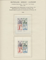 O/*/** Deutschland Nach 1945: 1945-1959, FRANZÖSISCHE ZONE - SAARLAND, Vorwiegend Geste - Colecciones