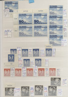 ** DDR: 1949-1990, Sehr Umfangreiche Postfrische Plattenfehler-Forschungssammlung I - Sammlungen
